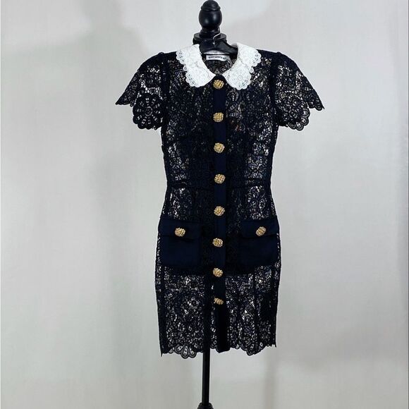 Self-Portrait Lace Minidress size 0 - Picture 5 of 10